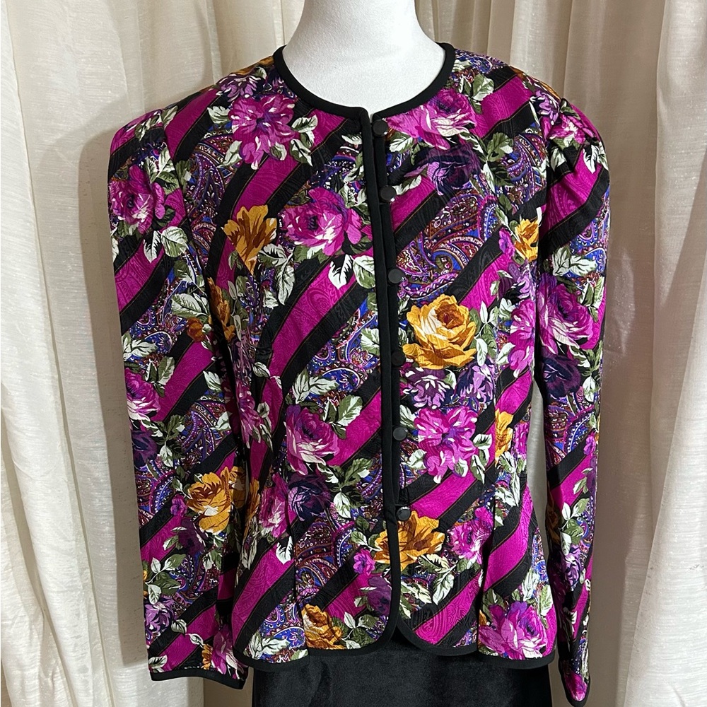 Vintage Richard Warren silk jacket from Sak’s Fifth Avenue